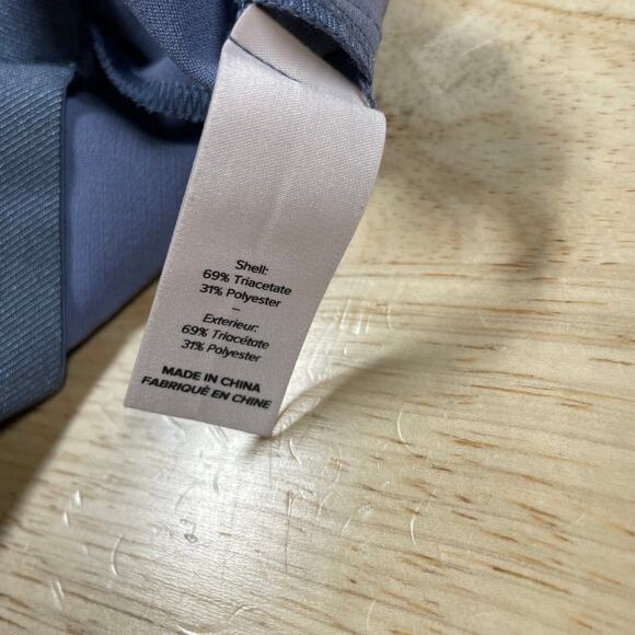 Cinq a Sept NWT Kayden Embellished Dress Pants Blue Size 0 Beaded Ankle Pleated - Picture 10 of 11